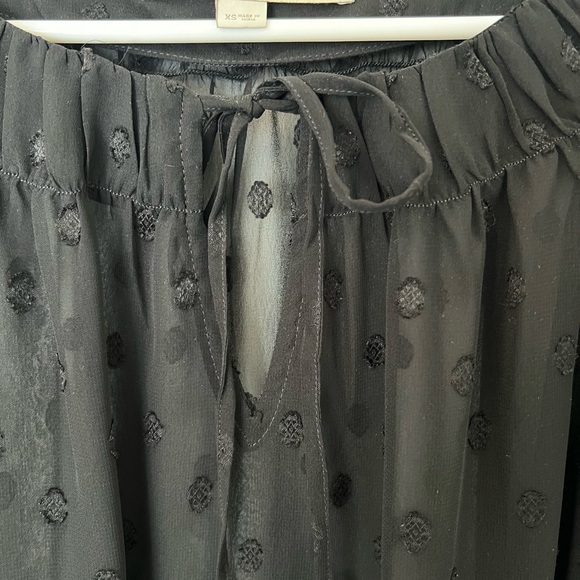 Loft Sheer Polka Dot Blouse - Picture 4 of 6